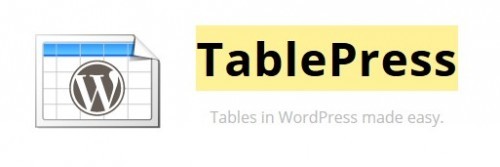TablePressのロゴ
