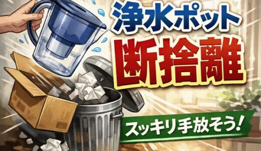ブリタ浄水ポット 断捨離（いる?いらない?）