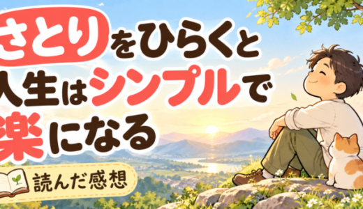 さとりをひらくと人生はシンプルで楽になるを読んだ感想